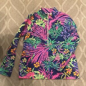 Lilly Pulitzer half zip long sleeve pullover